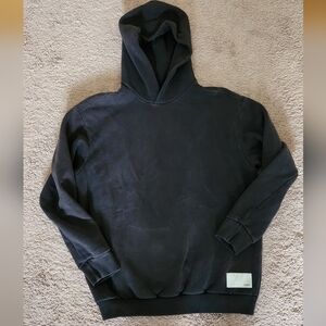 Vuori Black Oversized Restore Organic Cotton Hoodie Unisex XS